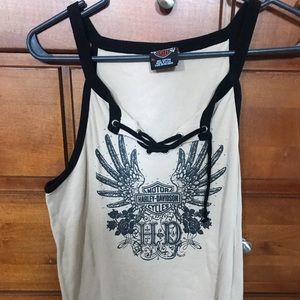 Harley-Davidson ladies tank with embellishments
